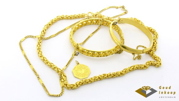 24 karaat gouden sieraden verkopen